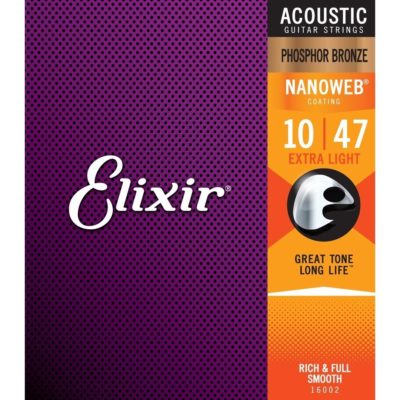 ELIXIR 16002 Nanoweb Extra Light Acoustic Phosphor Bronze