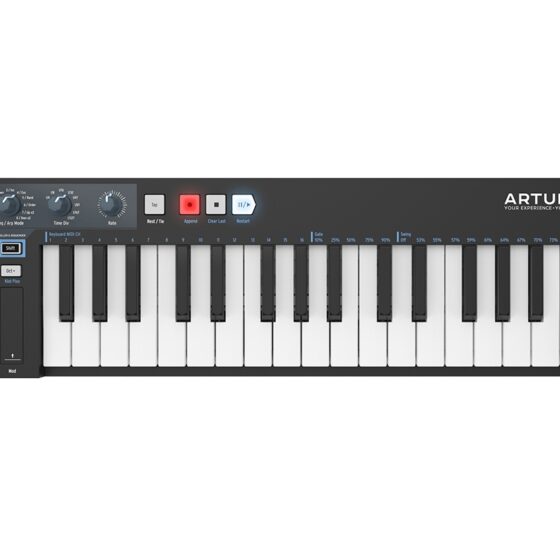 ARTURIA KeyStep Black - Limited Edition + 3 Cavi CV Omaggio