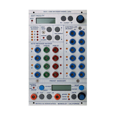 Buchla 225e MIDI Decoder / Preset Manager