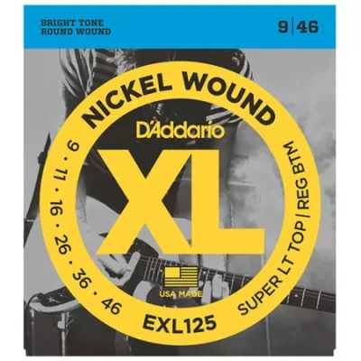 D'ADDARIO 09-46 EXL125 Super Light Top - Regular Bottom
