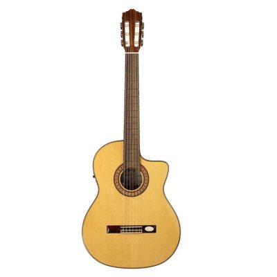 SALVADOR CORTEZ CS-60CE Cs-60ce Chitarra Classica Con Top In Abete Europeo Mass